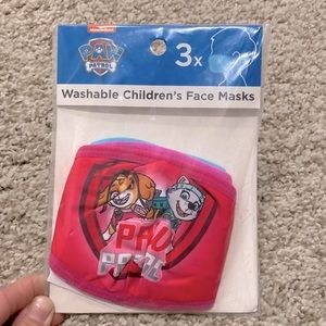 New kids paw patrol face masks  set of 3